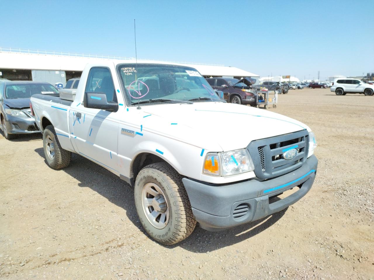 FORD RANGER 2008 with VIN 1FTYR10D38PA70094 - Photo from auction