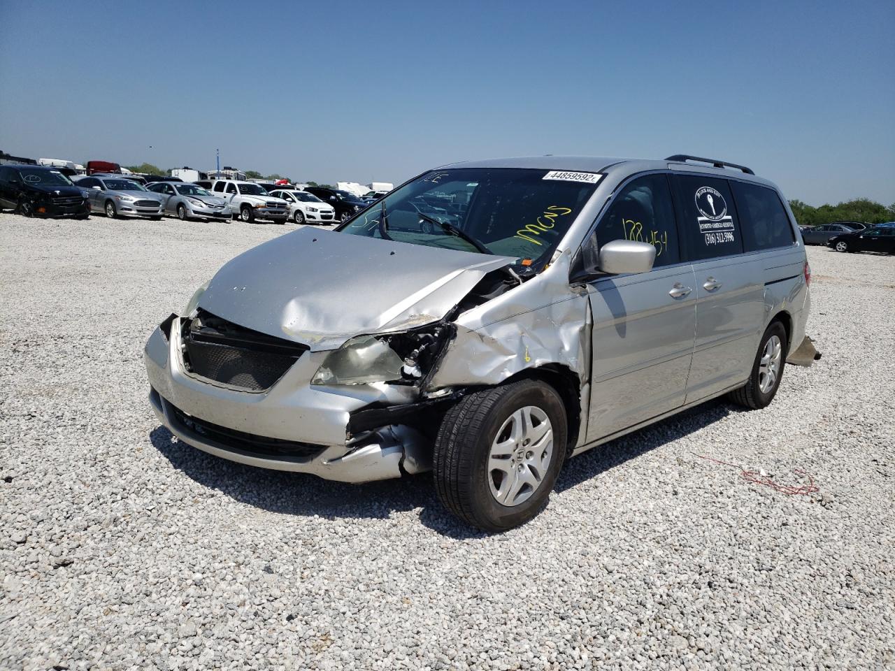 Photo 12 from auction – 2007 HONDA ODYSSEY EX with VIN 5FNRL38467B139102