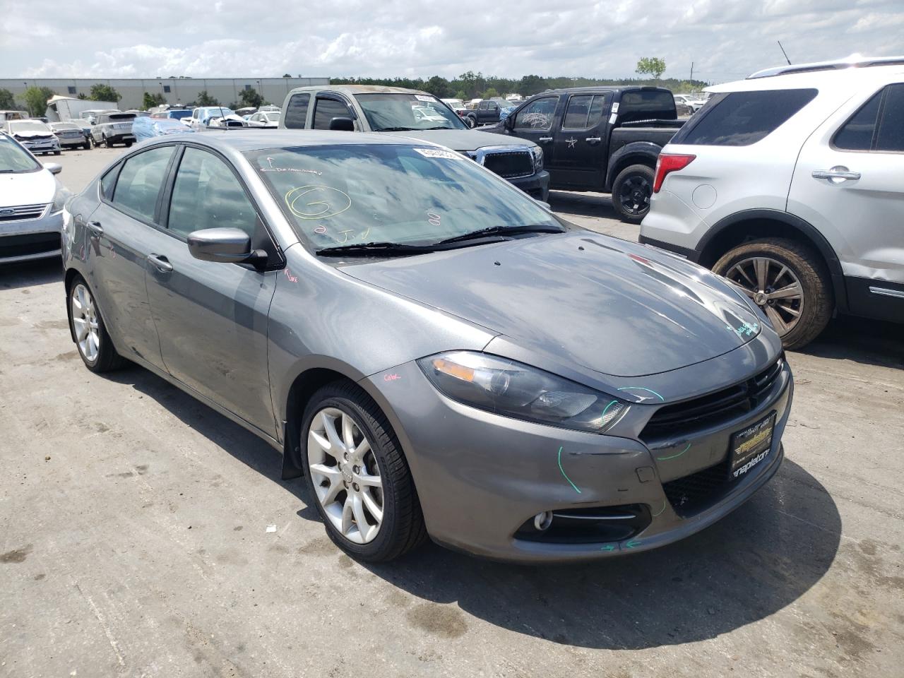 DODGE DART SXT 2013 with VIN 1C3CDFBA9DD337294 - Photo from auction