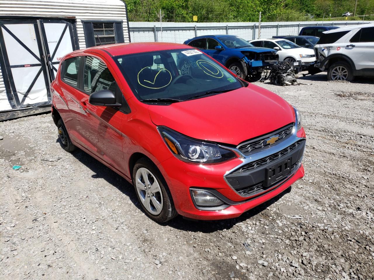 CHEVROLET SPARK LS 2021 with VIN KL8CB6SA0MC700923 - Photo from auction