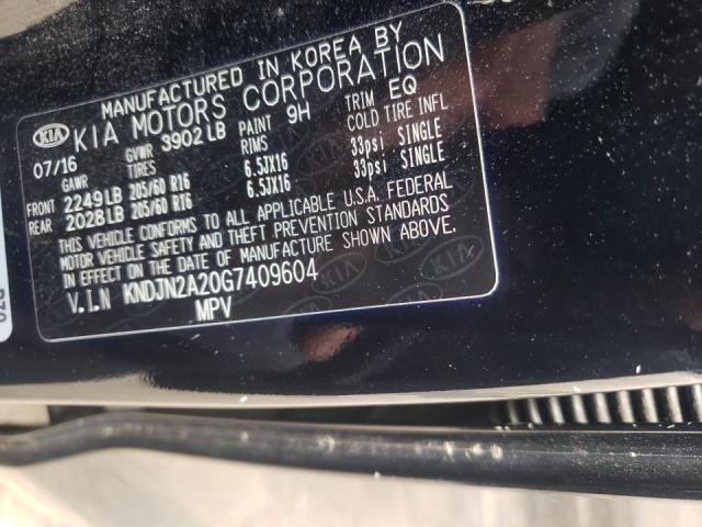 Photo 10 from auction – 2016 KIA SOUL with VIN KNDJN2A20G7409604