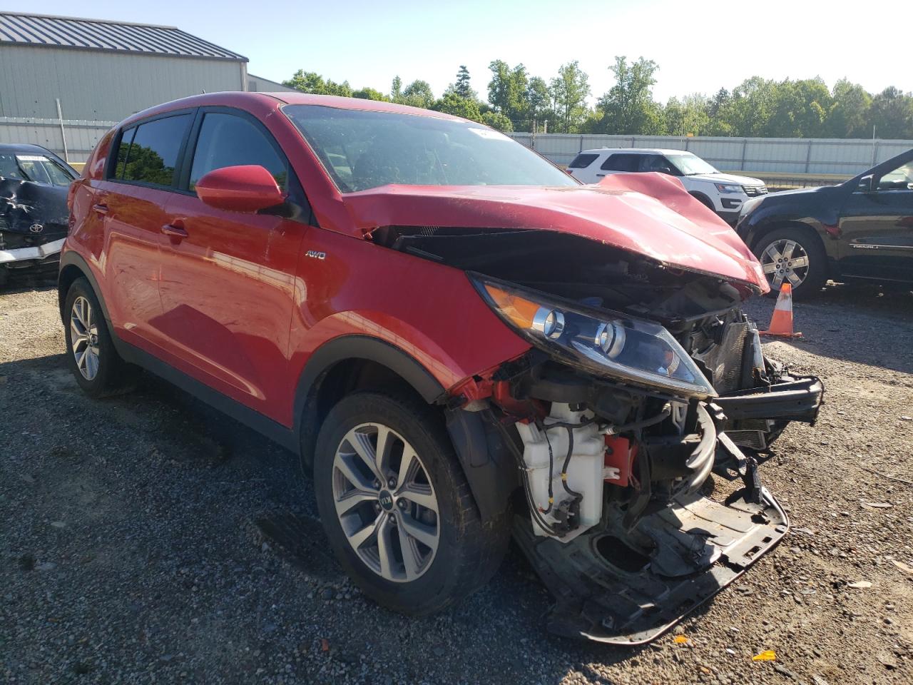 KIA SPORTAGE 2015 with VIN KNDPBCAC2F7700881 - Photo from auction