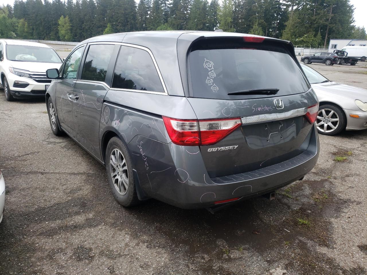 Photo 3 from auction – 2012 HONDA ODYSSEY EX with VIN 5FNRL5H66CB050671