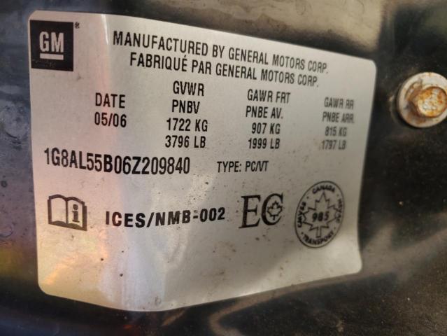 Photo 10 from auction – 2006 SATURN ION LEVEL with VIN 1G8AL55B06Z209840
