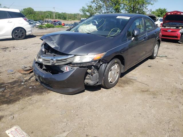 Photo 2 from auction – 2012 HONDA CIVIC HF with VIN 2HGFB2F69CH322522