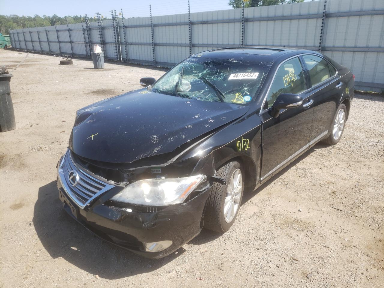 Photo 2 from auction – 2012 LEXUS ES 350 with VIN JTHBK1EGXC2500513