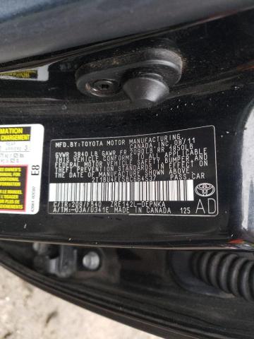Photo 10 from auction – 2011 TOYOTA COROLLA BA with VIN 2T1BU4EE5BC664537