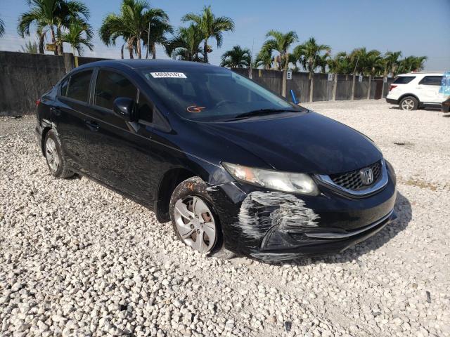 HONDA CIVIC LX 2013 with VIN 19XFB2F58DE089624 - Photo from auction