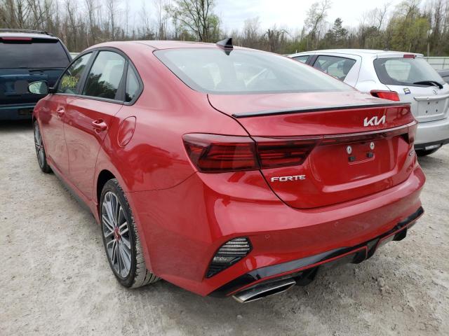 Photo 3 from auction – 2022 KIA FORTE GT with VIN 3KPF44AC5NE430135