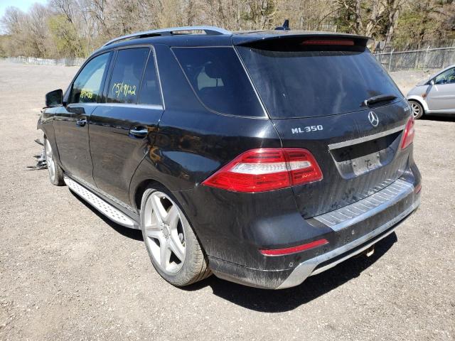 Photo 3 from auction – 2015 MERCEDES-BENZ ML 350 BLU with VIN 4JGDA2EB9FA614113