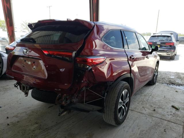 Photo 4 from auction – 2020 TOYOTA HIGHLANDER with VIN 5TDHZRAH8LS510390