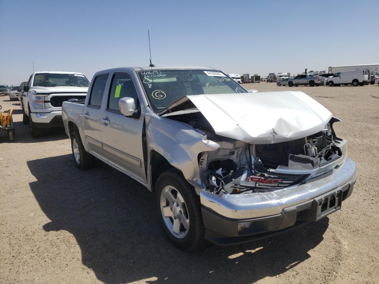 GMC CANYON SLE 2012 with VIN 1GTD5MF95C8112766 - Photo from auction