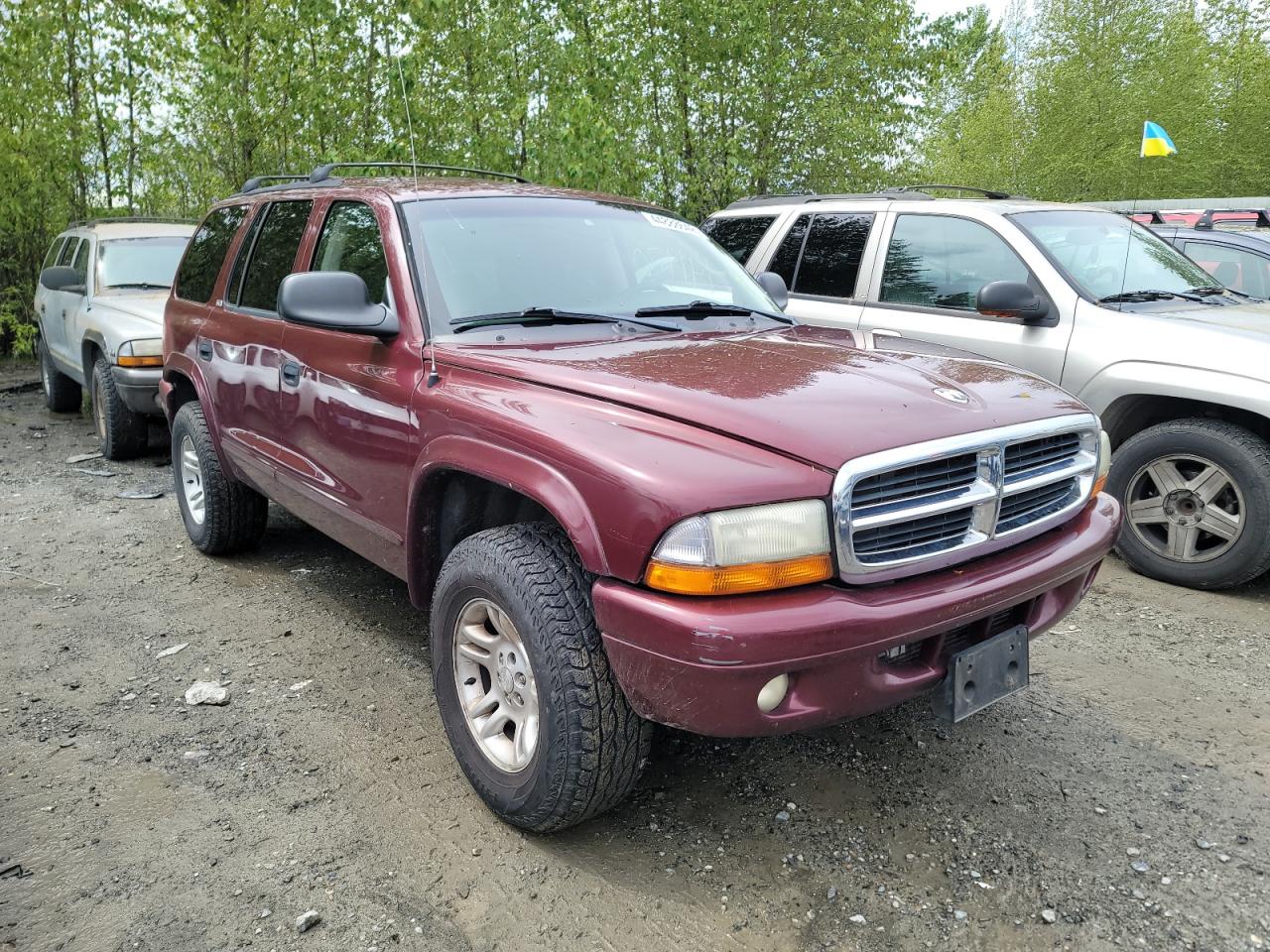 DODGE DURANGO SL 2002 with VIN 1B4HS48ZX2F195674 - Photo from auction