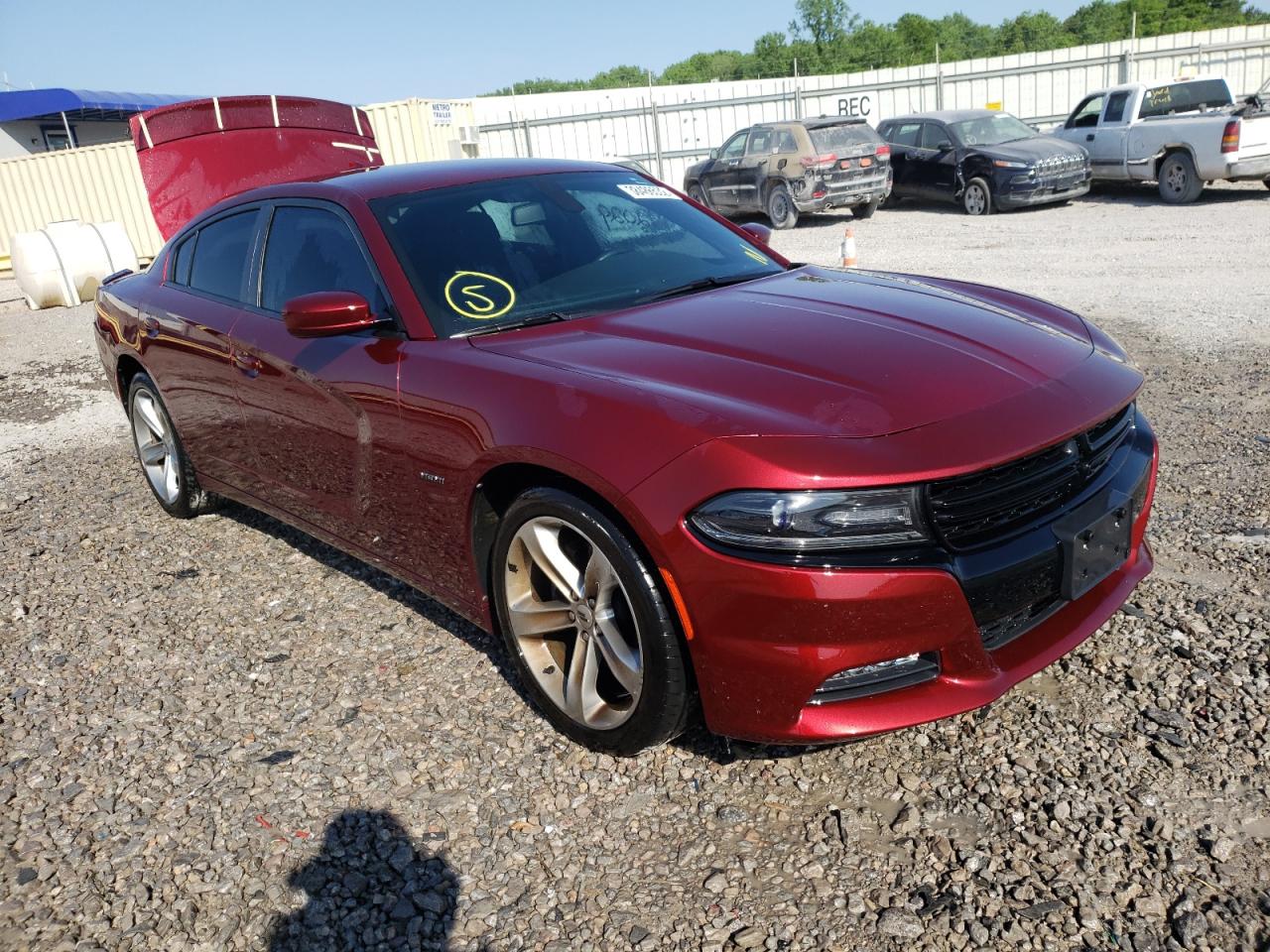 DODGE CHARGER R/ 2018 with VIN 2C3CDXCTXJH156161 - Photo from auction
