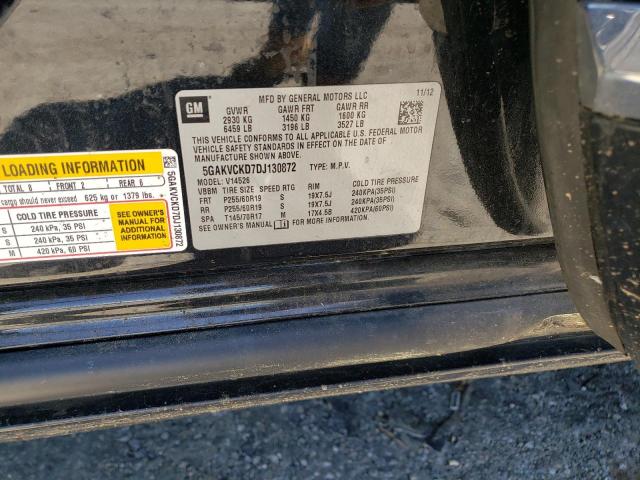 Photo 10 from auction – 2013 BUICK ENCLAVE with VIN 5GAKVCKD7DJ130872