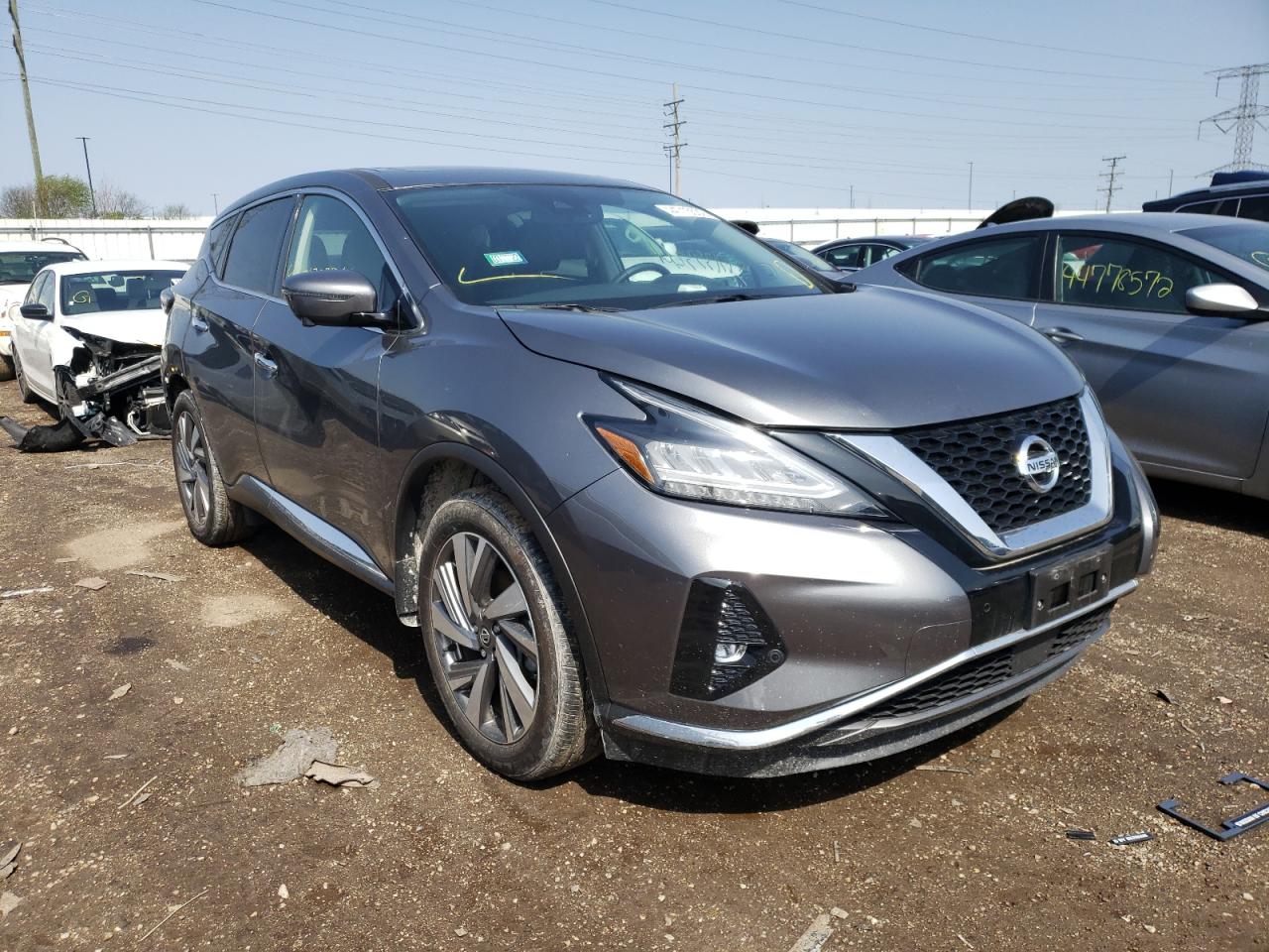 NISSAN MURANO SL 2021 with VIN 5N1AZ2CS2MC133880 - Photo from auction