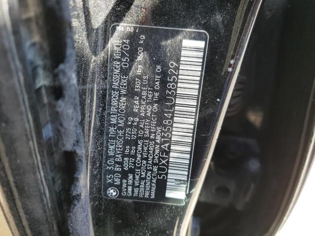 Photo 10 from auction – 2004 BMW X5 3.0I with VIN 5UXFA13584LU38529
