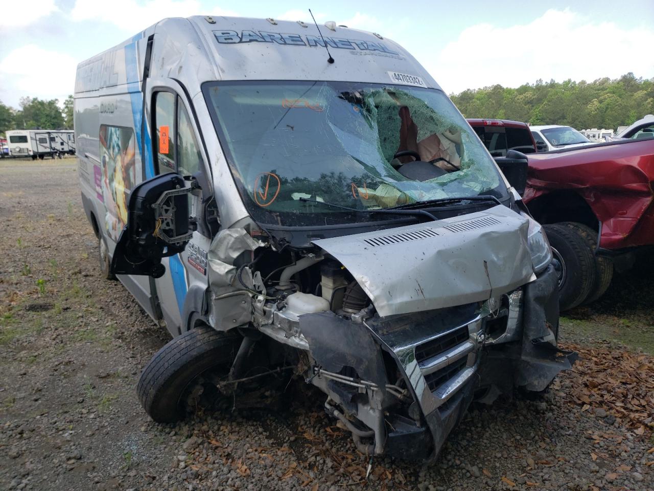 Photo 9 from auction – 2018 RAM PROMASTER with VIN 3C6URVJG1JE102763