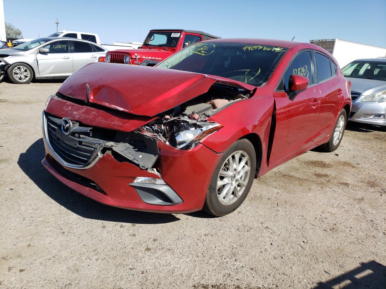 Photo 2 from auction – 2014 MAZDA 3 TOURING with VIN 3MZBM1L72EM122159