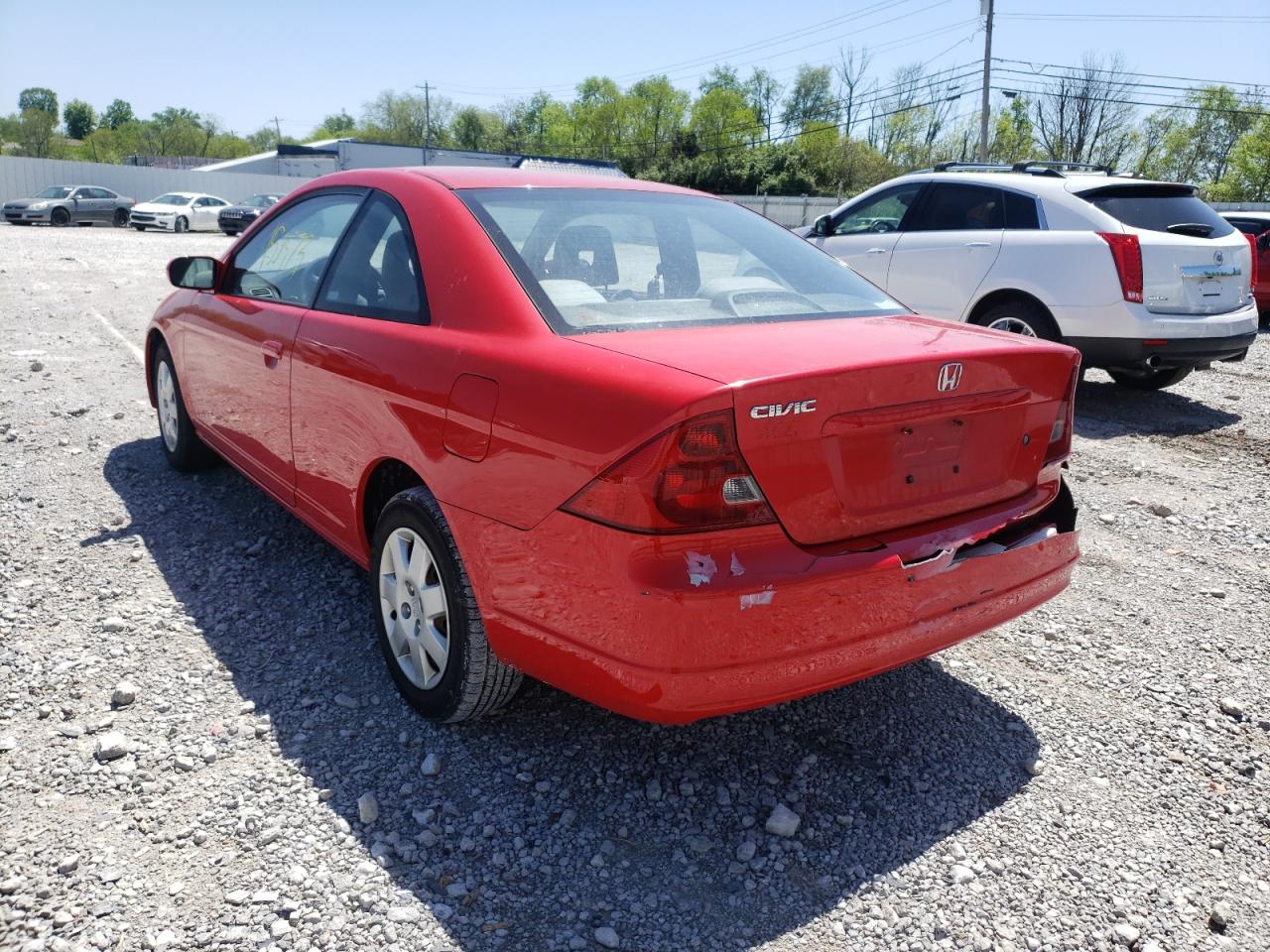 Photo 3 from auction – 2002 HONDA CIVIC EX with VIN 1HGEM22992L068382