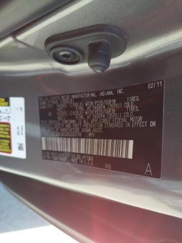 Photo 10 from auction – 2011 TOYOTA SIENNA XLE with VIN 5TDDK3DC0BS020749