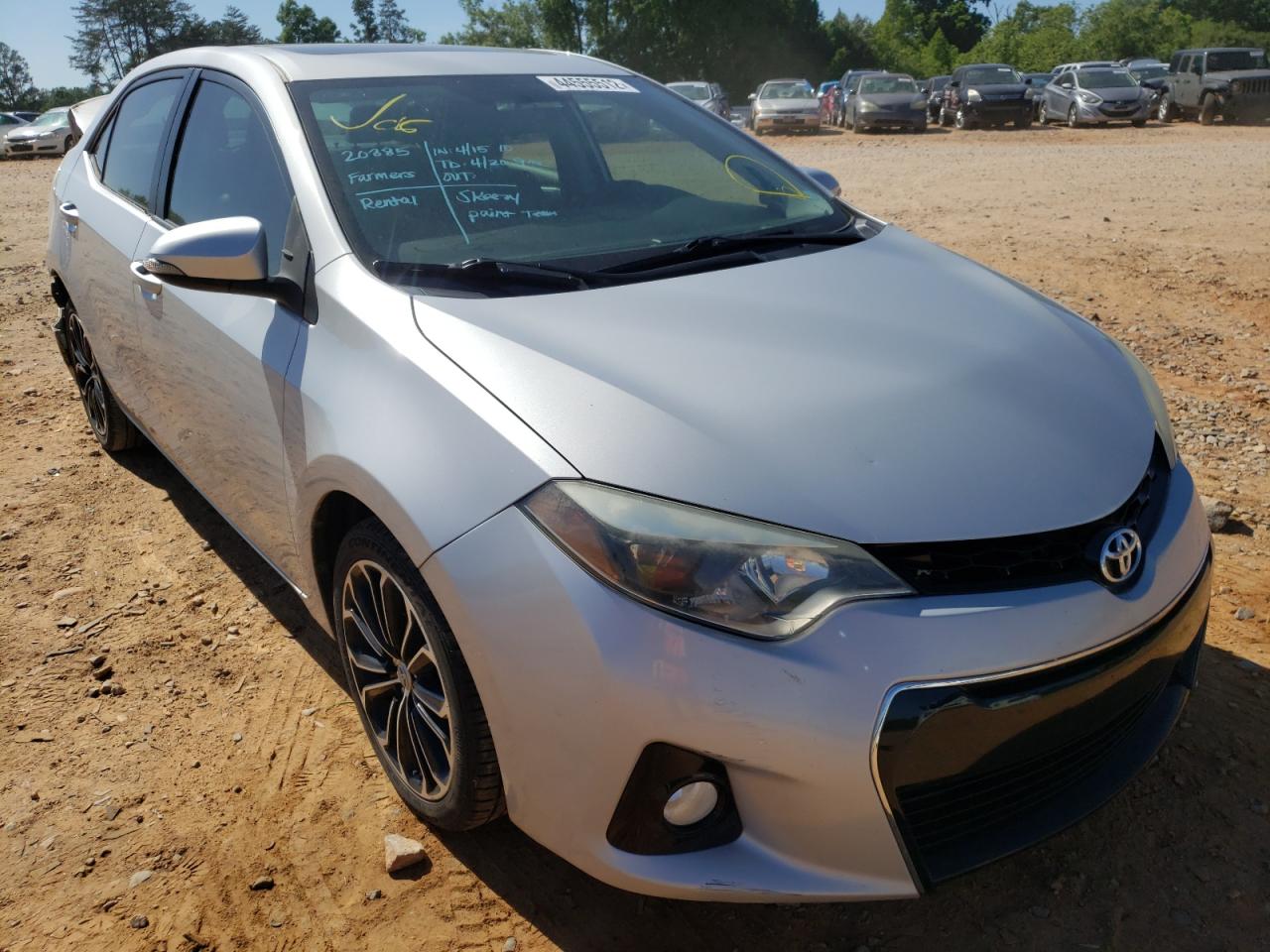 TOYOTA COROLLA L 2015 with VIN 2T1BURHE1FC368333 - Photo from auction