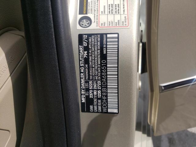 Photo 10 from auction – 2013 MERCEDES-BENZ E 350 4MAT with VIN WDDHF8JB1DA686510
