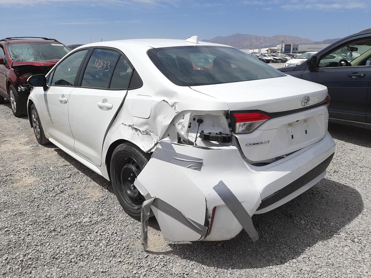 Photo 9 from auction – 2021 TOYOTA COROLLA LE with VIN 5YFEPMAE3MP193243