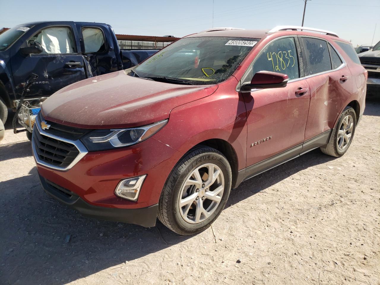 Photo 2 from auction – 2018 CHEVROLET EQUINOX LT with VIN 3GNAXTEX5JS612879