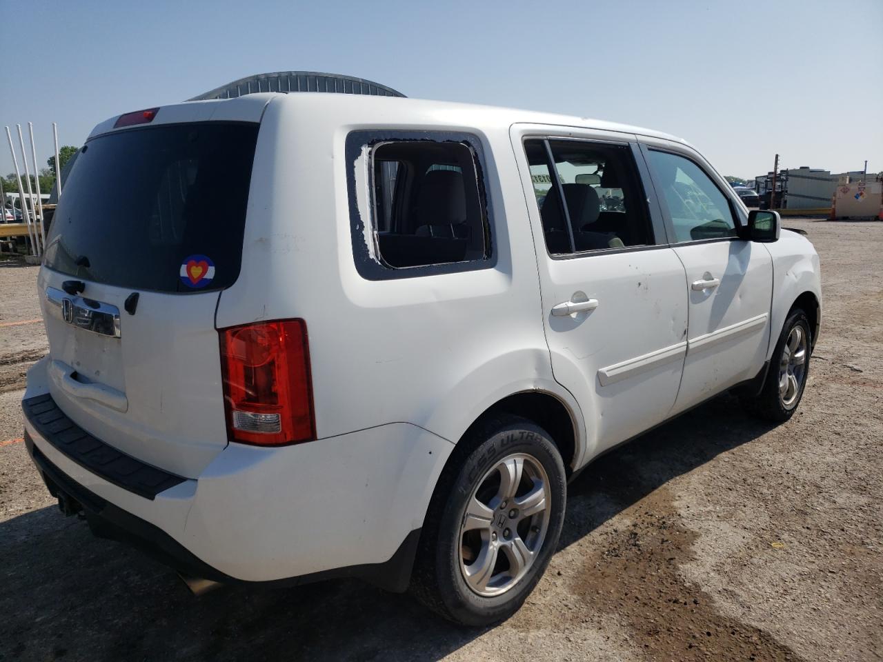 Photo 4 from auction – 2013 HONDA PILOT EX with VIN 5FNYF3H45DB009276