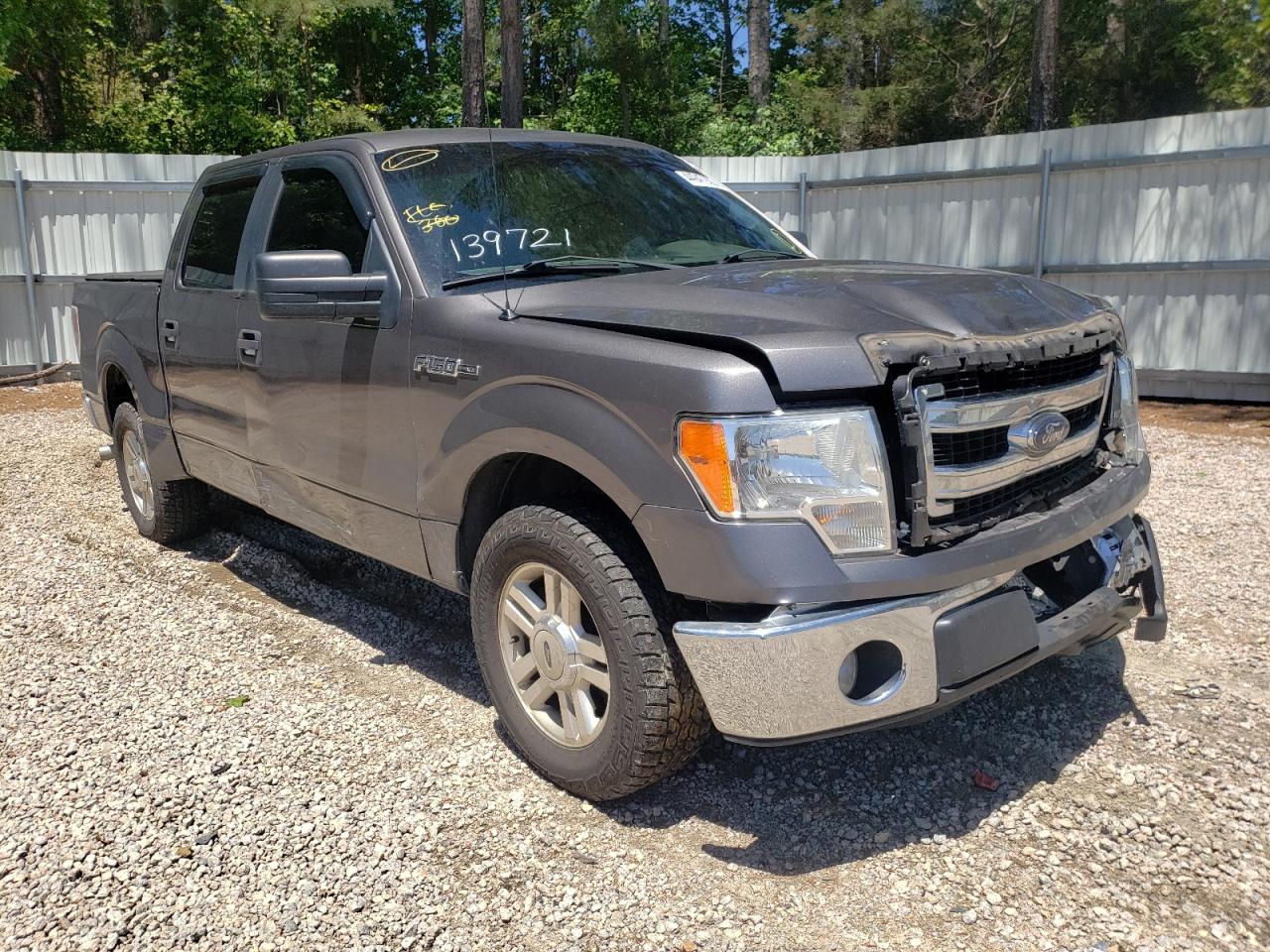 FORD F150 SUPER 2013 with VIN 1FTFW1CF6DFD74629 - Photo from auction