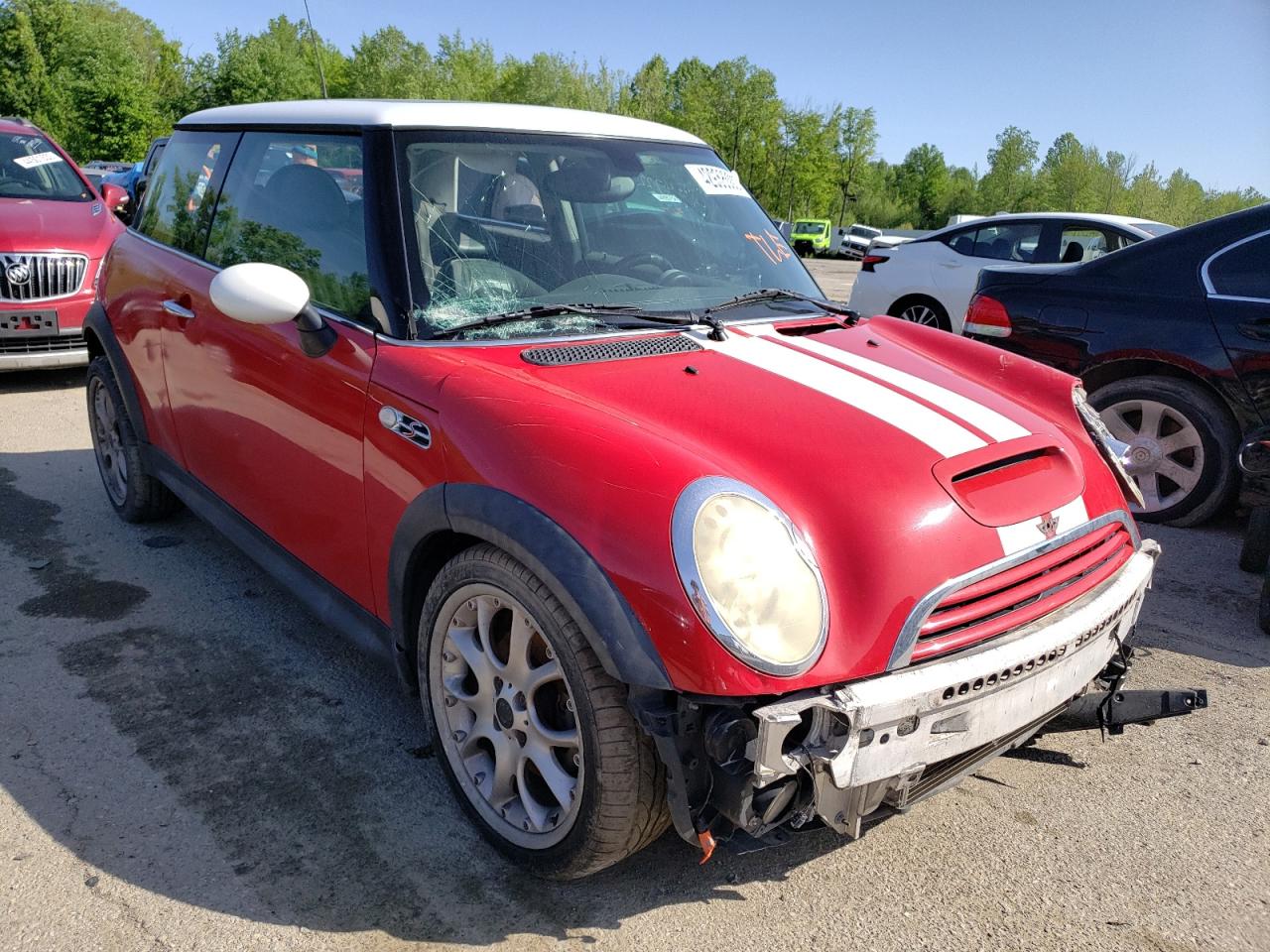 MINI COOPER S 2006 with VIN WMWRE33586TJ37452 - Photo from auction