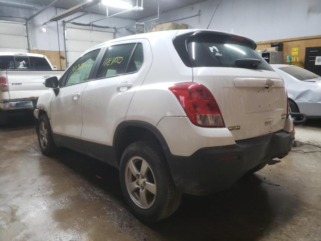 Photo 3 from auction – 2015 CHEVROLET TRAX 1LS with VIN KL7CJPSB9FB256987