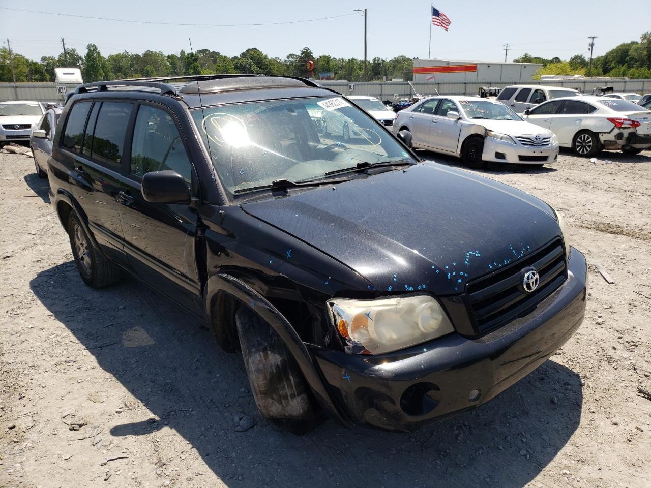 TOYOTA HIGHLANDER 2004 with VIN JTEGD21A440086968 - Photo from auction