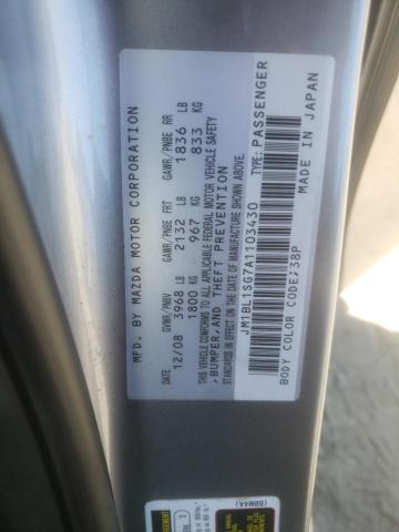 Photo 10 from auction – 2010 MAZDA 3 I with VIN JM1BL1SG7A1103430
