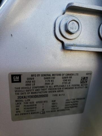 Photo 10 from auction – 2013 GMC TERRAIN DE with VIN 2GKALYEK9D6289935