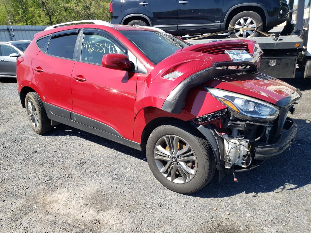 HYUNDAI TUCSON GLS 2014 with VIN KM8JUCAG3EU921968 - Photo from auction