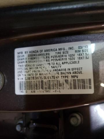 Photo 10 from auction – 2013 ACURA RDX with VIN 5J8TB3H39DL017893
