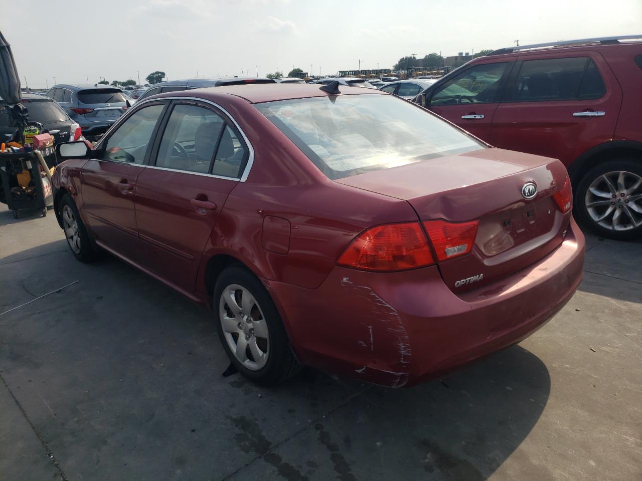 Photo 3 from auction – 2009 KIA OPTIMA LX with VIN KNAGE228295322571