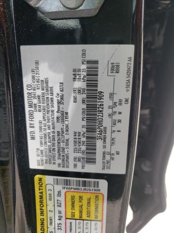 Photo 10 from auction – 2018 FORD FUSION SE with VIN 3FA6P0HD2JR261909