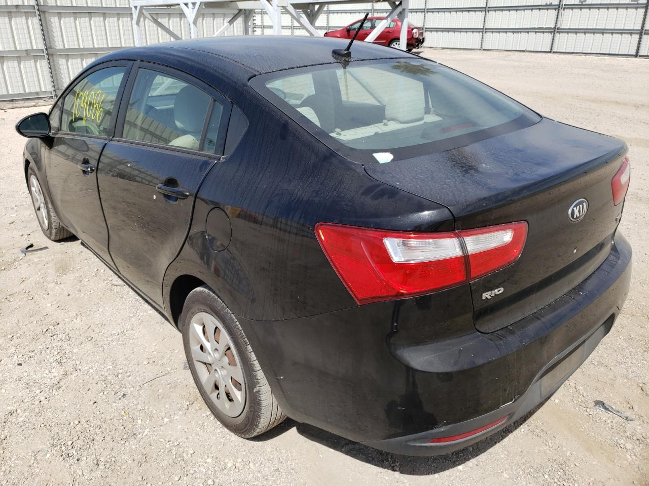 Photo 3 from auction – 2013 KIA RIO LX with VIN KNADM4A39D6244252