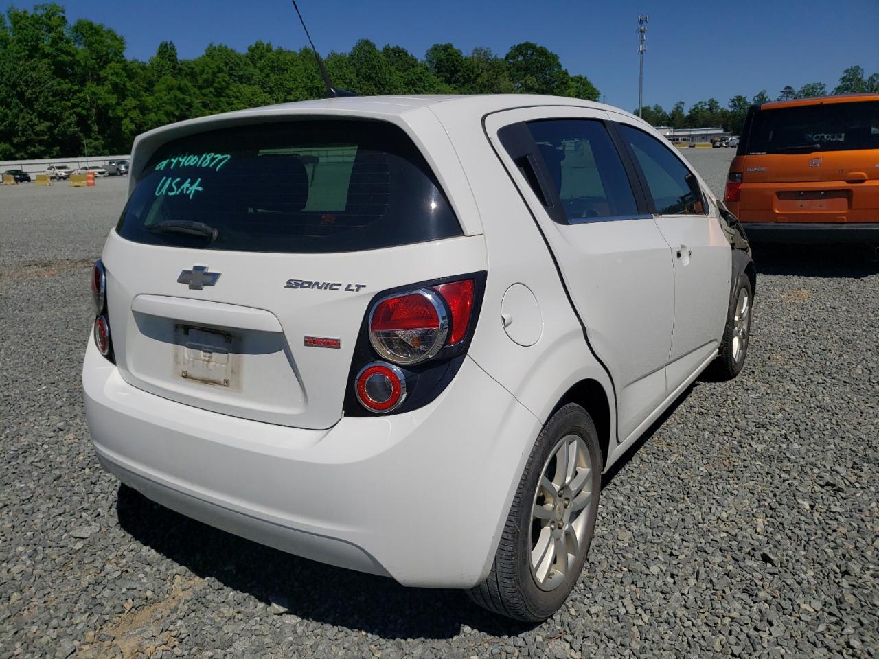 Photo 4 from auction – 2014 CHEVROLET SONIC LT with VIN 1G1JD6SB2E4152381