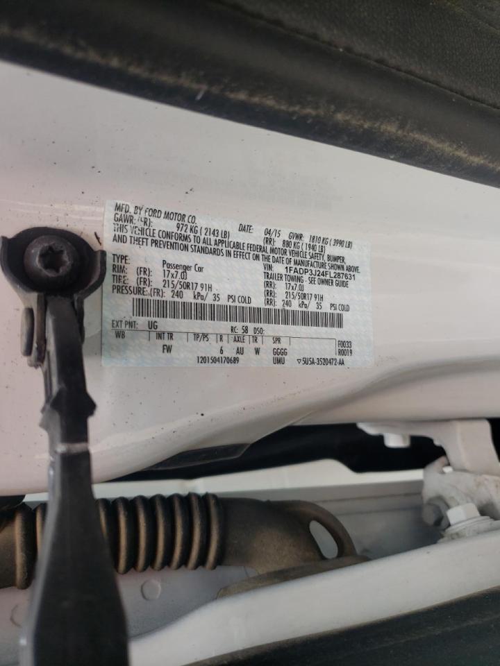 Photo 10 from auction – 2015 FORD FOCUS TITA with VIN 1FADP3J24FL287631