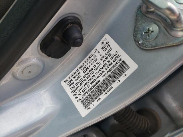 Photo 10 from auction – 2012 HONDA CIVIC HYBR with VIN JHMFB4F39CS006268