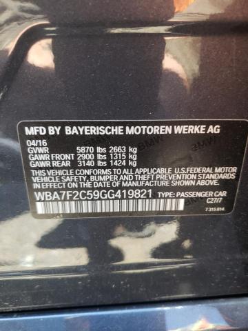 Zdjęcie 10 z aukcji – 2016 BMW 750 XI z VIN WBA7F2C59GG419821