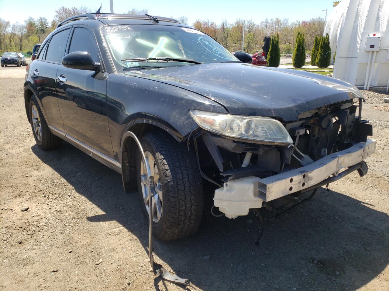 INFINITI FX35 2008 with VIN JNRAS08W48X202995 - Photo from auction