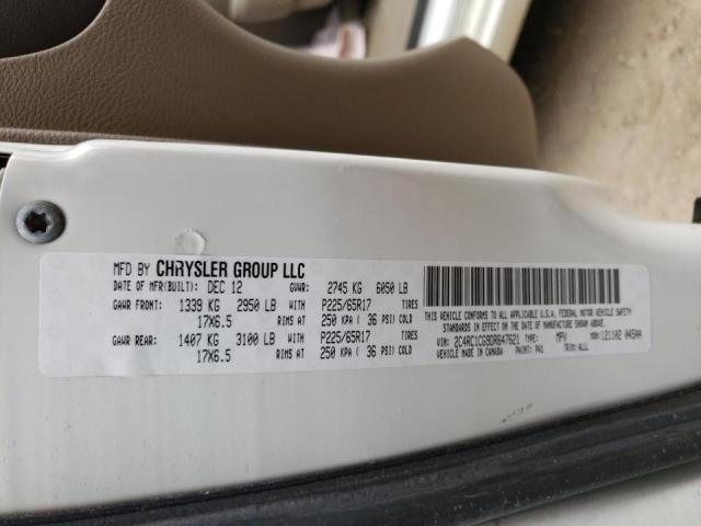 Photo 10 from auction – 2013 CHRYSLER TOWN & COU with VIN 2C4RC1CG9DR647621