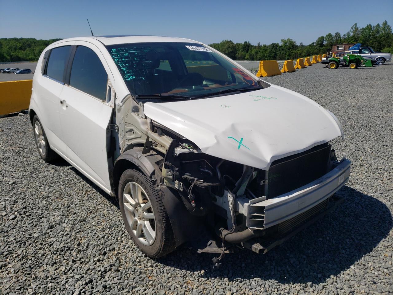 CHEVROLET SONIC LT 2014 with VIN 1G1JD6SB2E4152381 - Photo from auction