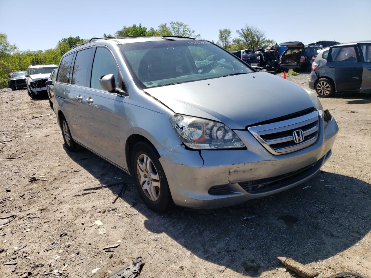Photo 1 from auction – 2007 HONDA ODYSSEY EX with VIN 5FNRL38747B053250