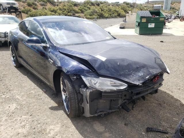 TESLA MODEL S 2014 with VIN 5YJSA1H18EFP61666 - Photo from auction
